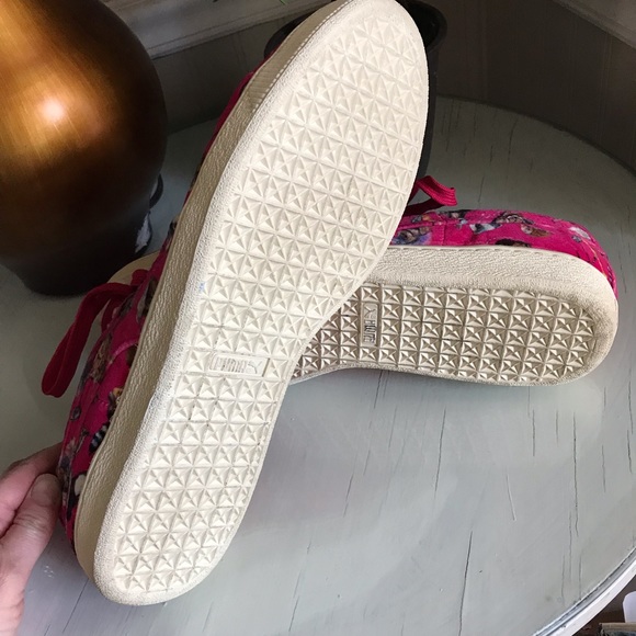 Puma House of Hackney pink velvet sneakers - Picture 7 of 8